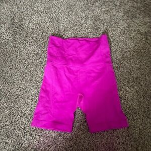 All in Motion High Waist Magenta Shorts